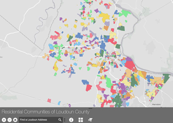 Residential Communities of Loudoun County interactive map