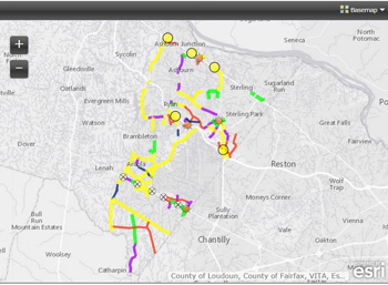 Eastern Loudoun Transportation Study Map
