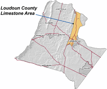 Loudoun County Limestone Area Map