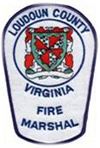 Loudoun County Virginia Fire Marshal Patch