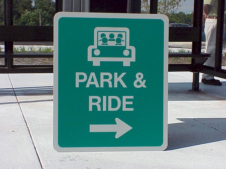 Park and Ride Sign