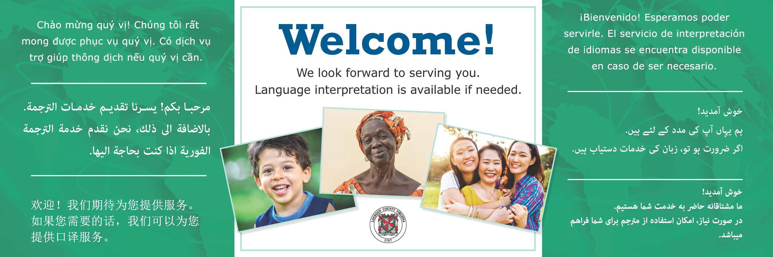 Welcome! Interpretation is available if you need this service.