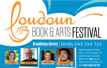 Promotion for Loudoun Book and Arts Festival