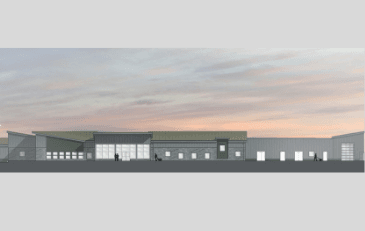 Image of rendering of new Animal Services facility