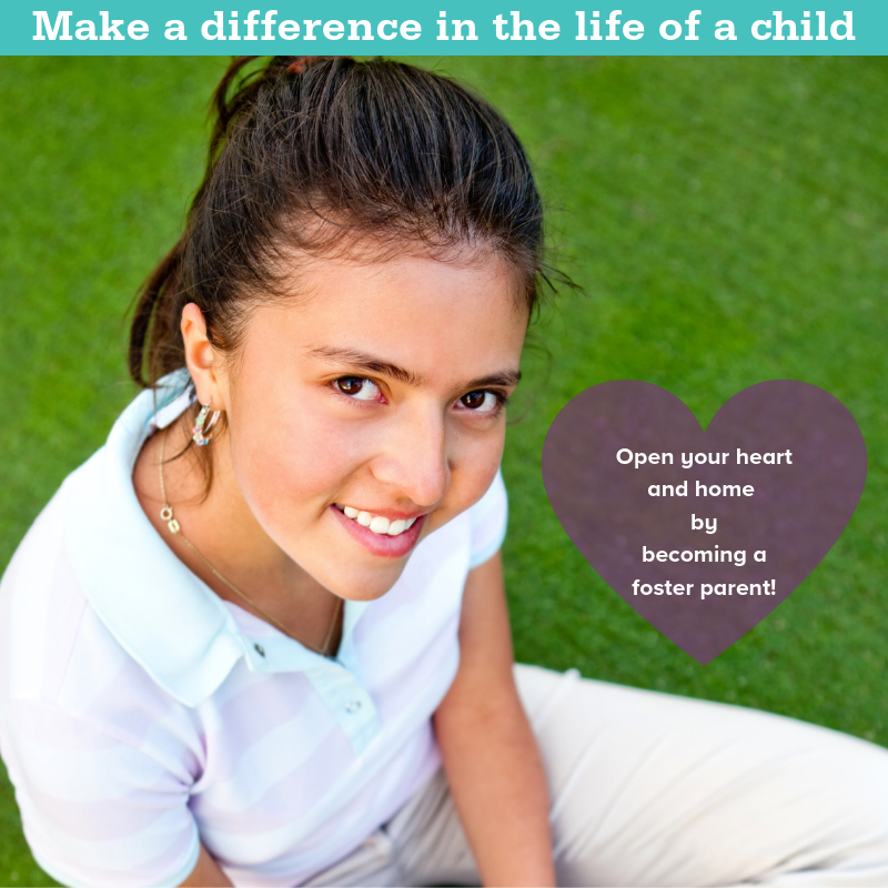 Make a difference in the life of a child - open your heart and home and become a foster parent