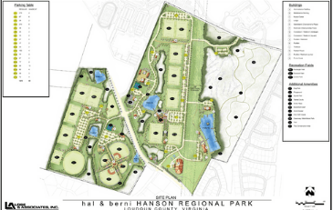 Image of rendering of design for Hal and Berni Hanson Regional Park