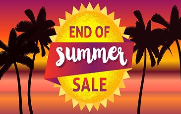 End of summer sale sign