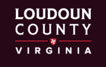 Loudoun County Wordmark on Black Background