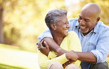 Image of healthy, smiling senior couple