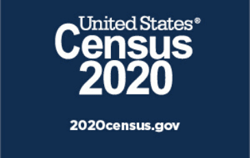 Image of the 2020 census logo