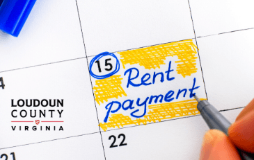 Image of calendar with rent payment date circled
