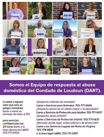 Link to Domestic Abuse Response Team Flyer in Spanish