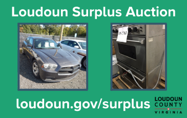 Image of items for sale in the Loudoun surplus auction
