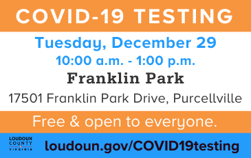 Link to information about December 29 COVID-19 testing event
