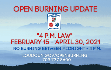 Open Burning 4pm Law Newsflash