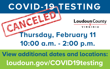 Link to information about COVID-19 testing in Loudoun County