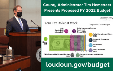 Link to information about the proposed FY 2022 Loudoun County budget