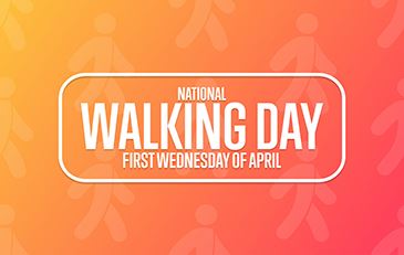 Color Graphic for National Walking Day