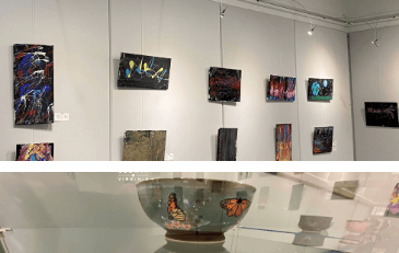 Photos of artworks at the Loudoun County Government Center