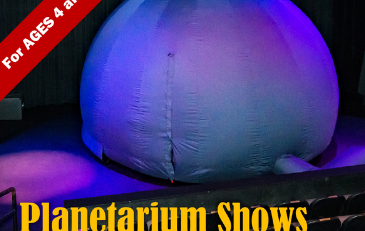 picture of our inflatable digital planetarium