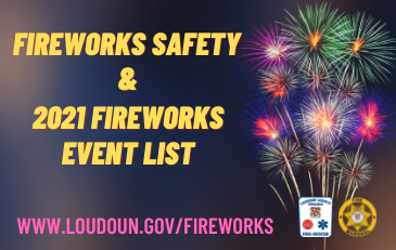 fireworks safety and 2021 Events