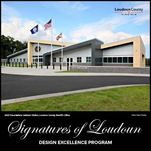 2021 Signatures of Loudoun Design Awards. Pictures of buildings and public spaces in Loudoun County.