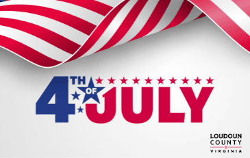 Image of Fourth of July holiday closing message for July 5