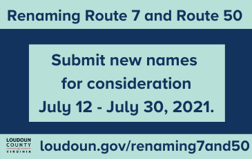 Link to project page for renaming Routes 7 and 50