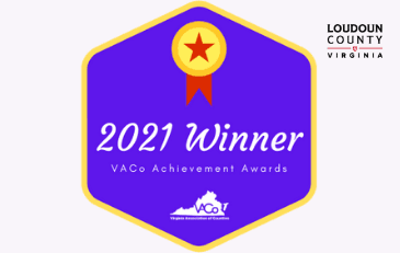 Image of graphic of Virginia Association of Counties Achievement Award winner badge