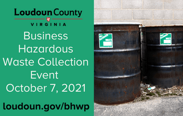 Link to information about business hazardous waste collection