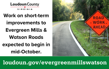 Link to information about Evergreen Mills and Watson Road improvements