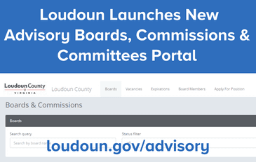 Link to information about Loudoun County advisory boards
