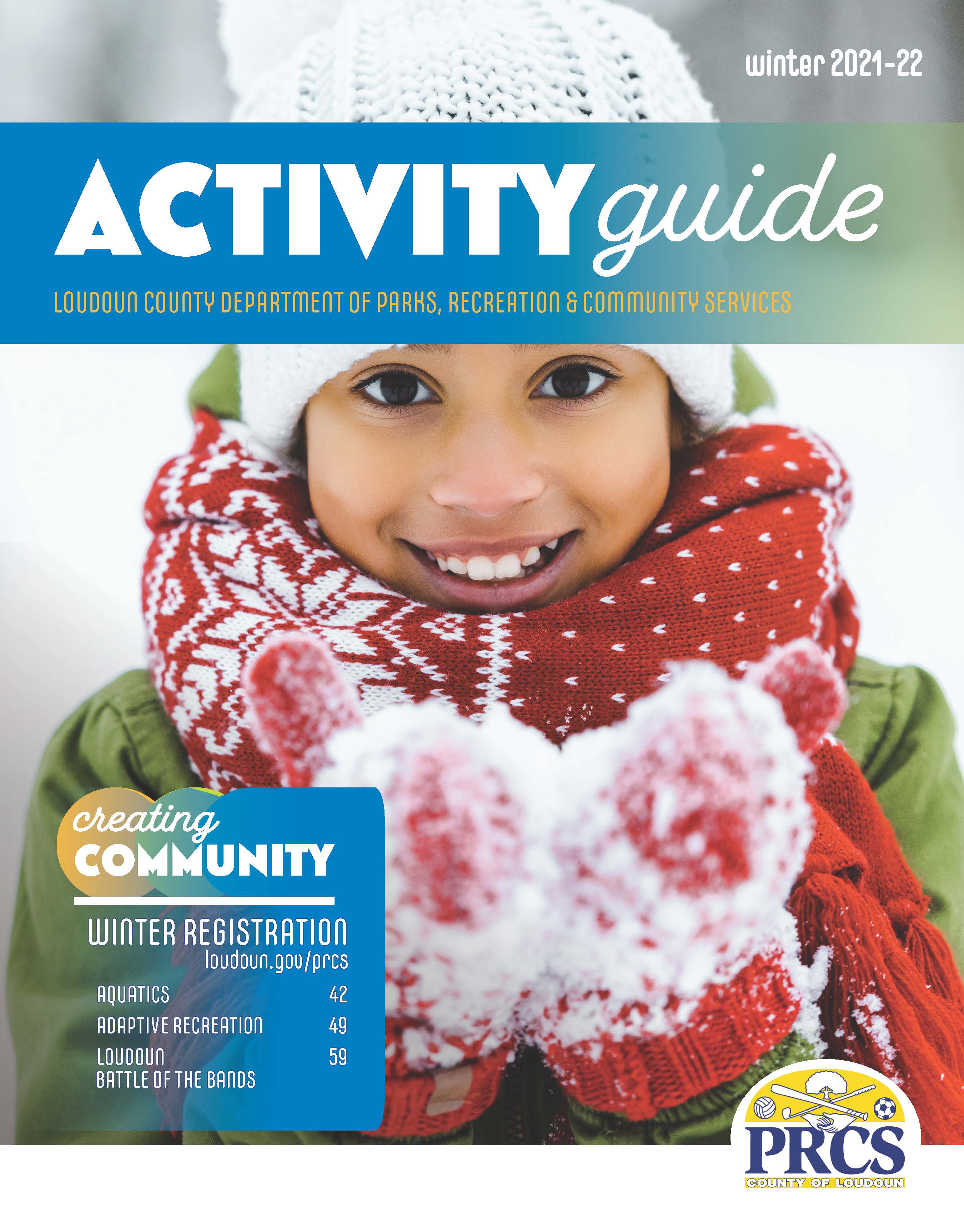 Winter Activity Guide Cover 2021