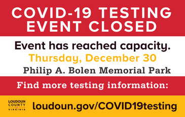Informational graphic about COVID-19 Testing 