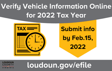 Link to online filing system for vehicles for personal property tax
