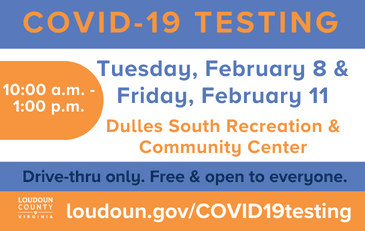 Link to information about COVID-19 testing events