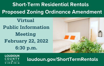 Link to information about the short-term residential rentals and the zoning ordinance