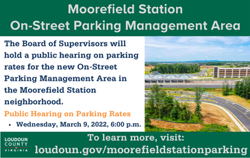 Link to information about the new parking management area in the Moorefield Station area
