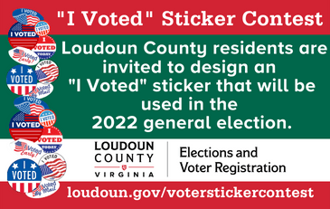 Link to information about the 'I Voted' Sticker Contest