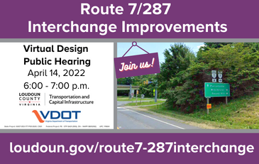 Link to information about Route 7-287 Interchange Improvements