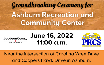 Link to information about the Ashburn Recreation and Community Center