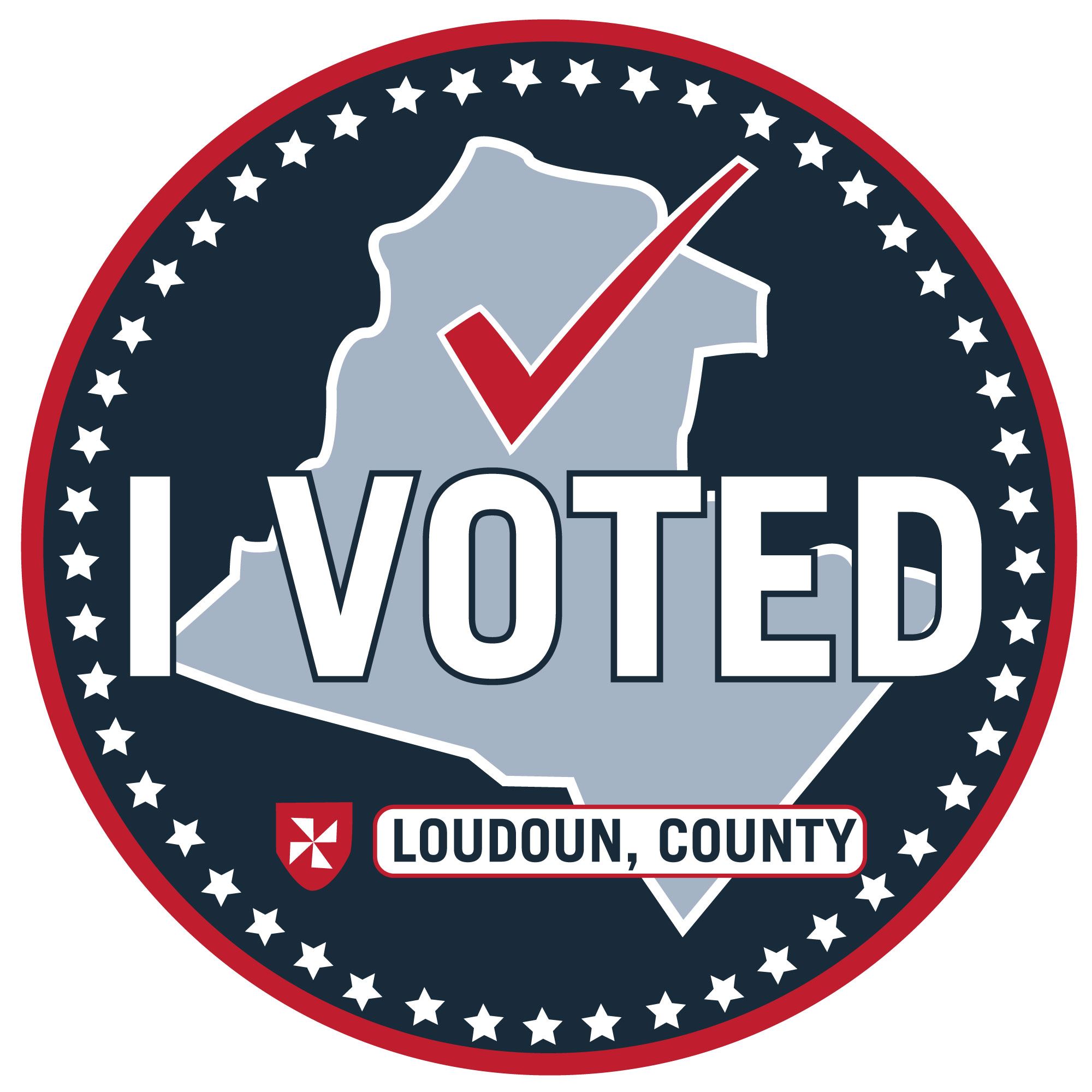 Image of finalist for 'I Voted' sticker design