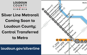 Link to information about the Metrorail Silver Line extension into Loudoun County