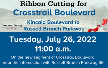 Link to information about the Crosstrail Boulevard road project