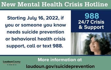 Link to information about suicide prevention and mental health resources