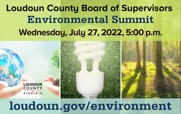 Link to information about the Board of Supervisors July 27 Environmental Summit