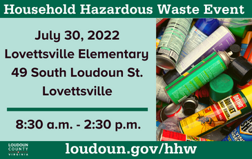 Link to information about household hazardous waste collection events