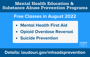 Link to information about mental health and substance abuse training programs