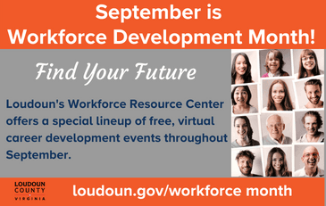 Link to information about Workforce Development Month in Loudoun County