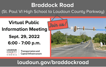 Link to information about the proposed widening of Braddock Road